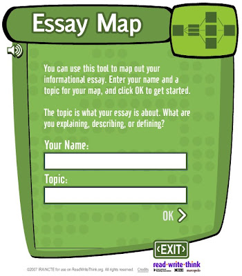 Readwritethink essay map